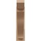 Ekena Millwork 6-in W x 24-in D x 24-in H Funston Slat Rough Cedar Woodgrain TimberThane Outlooker, Primed Tan OUTUR060X24X24FST24RCPR - alternate 5
